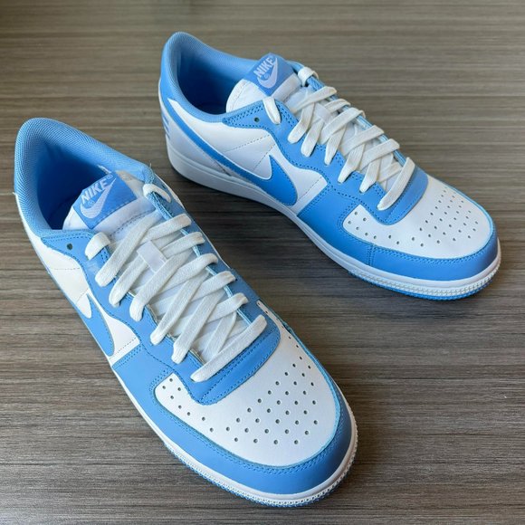 Nike Terminator Low Shoes White/University Blue Fq8748-412 - Picture 3 of 16